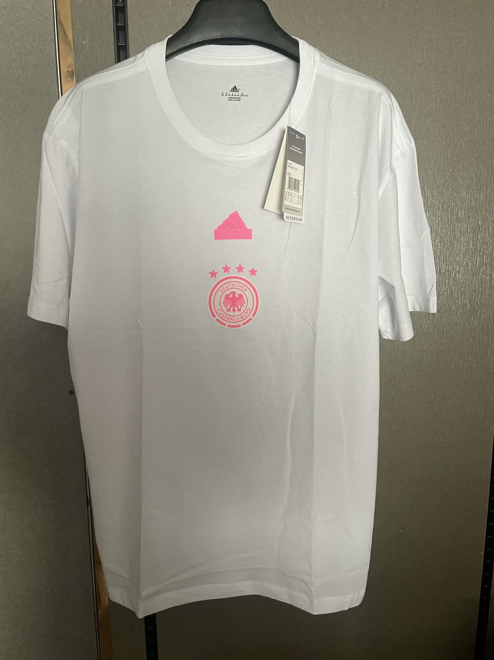 2024 Germany White Soccer Cotton T-Shirts-308