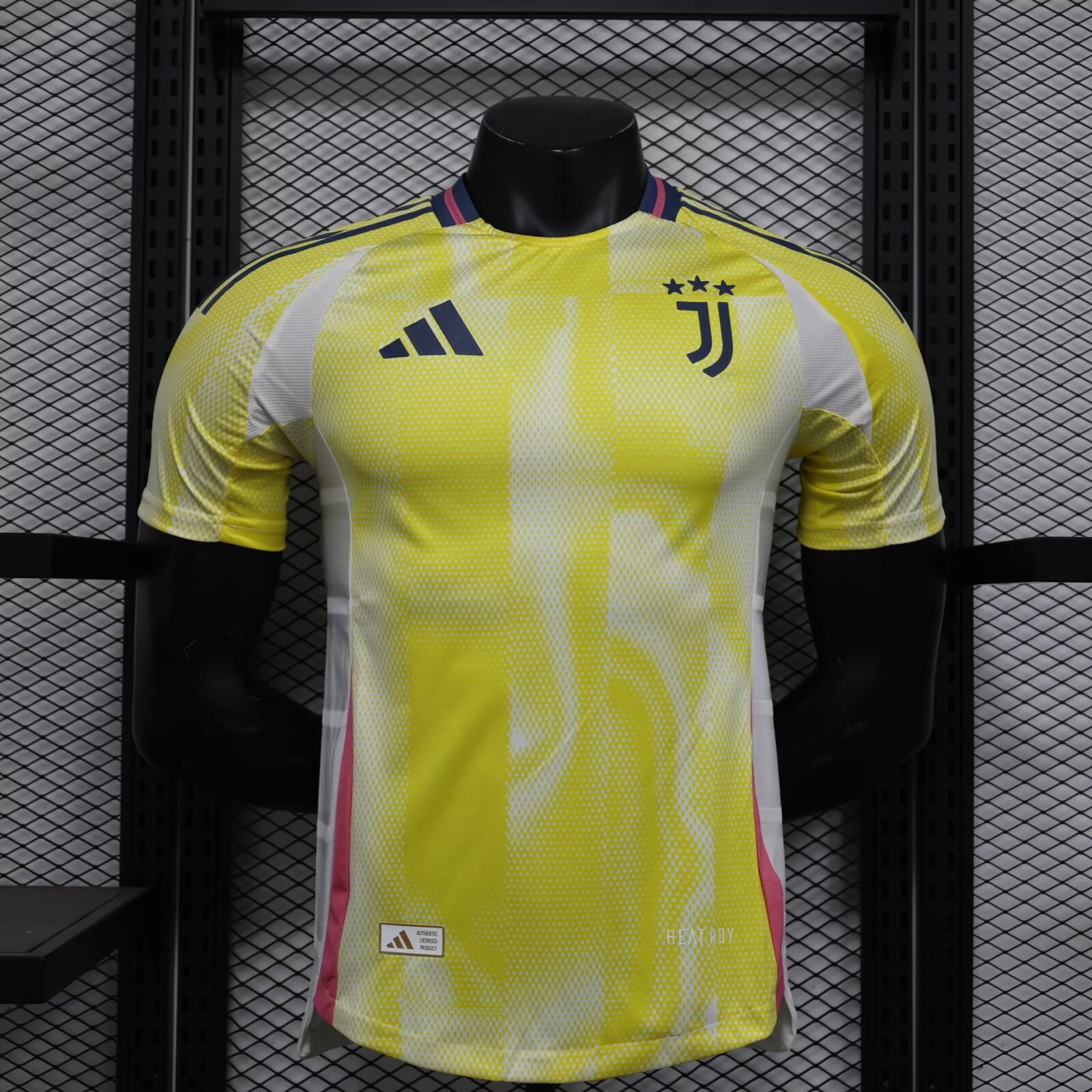Player Version 24/25 Juventus FC Away Yellow Thailand Soccer Jersey AAA-16/888/MY