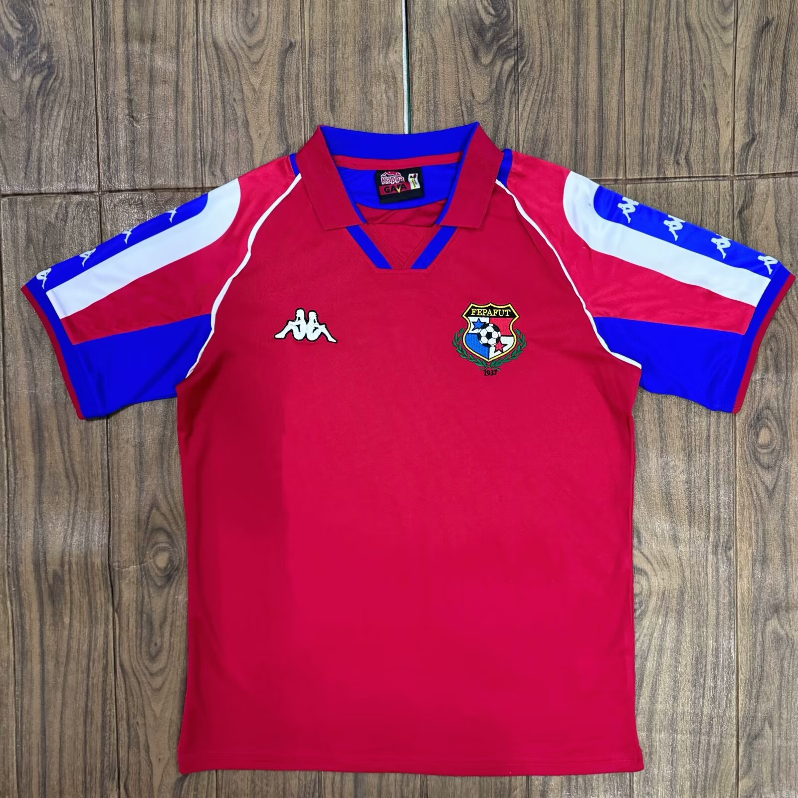 98-99 Retro Version Panama Home Red Thailand Soccer Jersey AAA-601