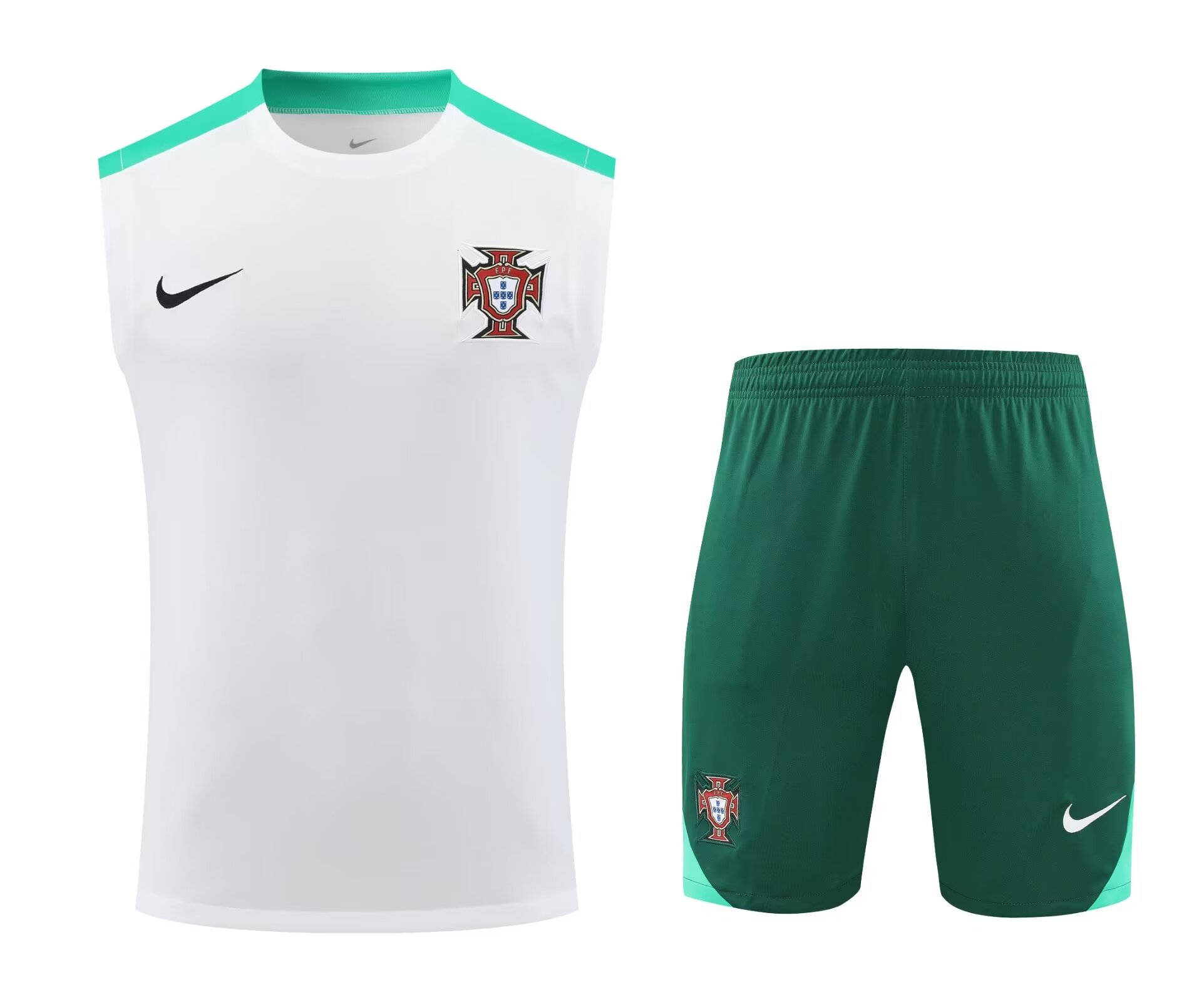 2024/25 Portugal White Training Thailand Soccer Jersey Vest-418