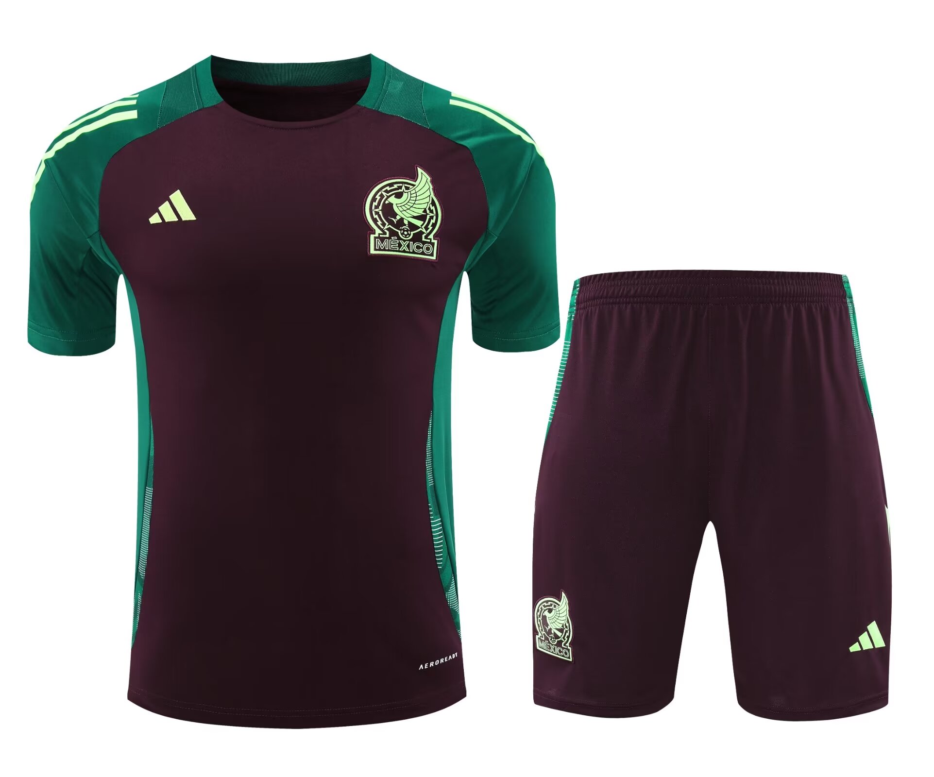 2024/25 Mexico Maroon Training Thailand Soccer Jersey Unifrom-418