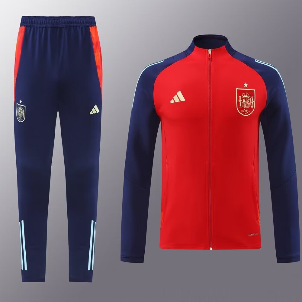 2024/25 Spain Red Soccer Jacket Uniform-LH