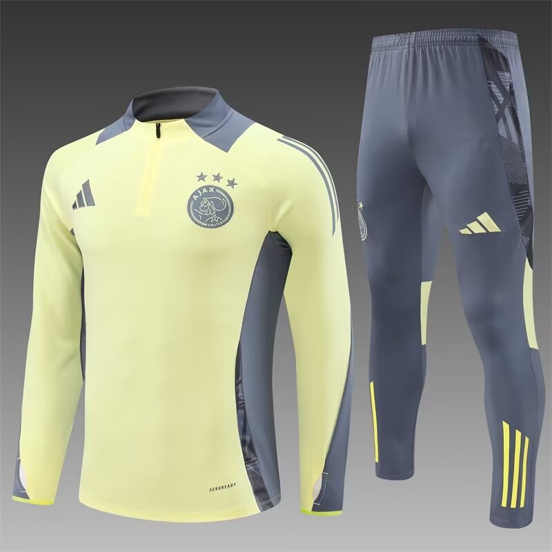 2024/25 Ajax Yellow Thailand Tracksuit Uniform-801
