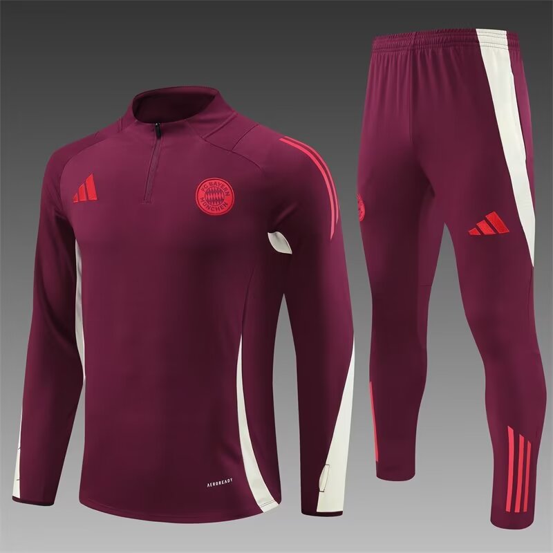 2024/25 Bayern München Red Thailand Soccer Tracksuit Uniform-801/411/GDP