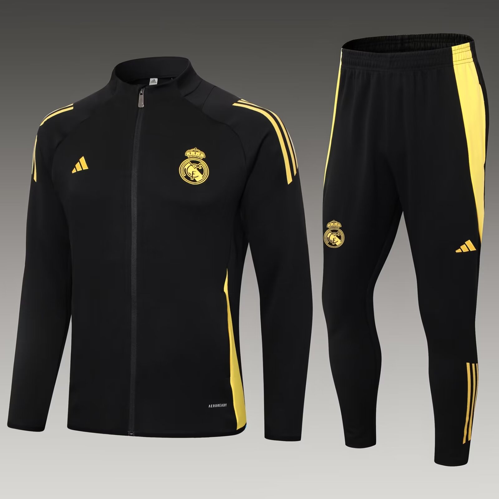 2024/25 Real Madrid Black Thailand Jacket Uniform-411