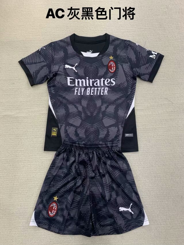 2024/25 AC Milan Goalkepper Black Soccer Uniform-208