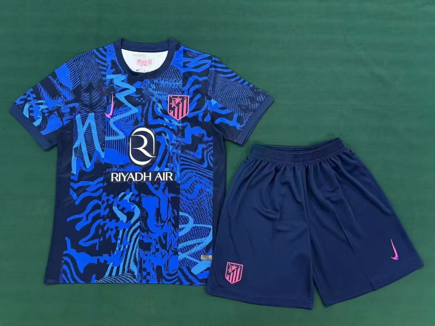 2024/25 Atlético Madrid Away Blue Soccer Uniform-SKE/302/315