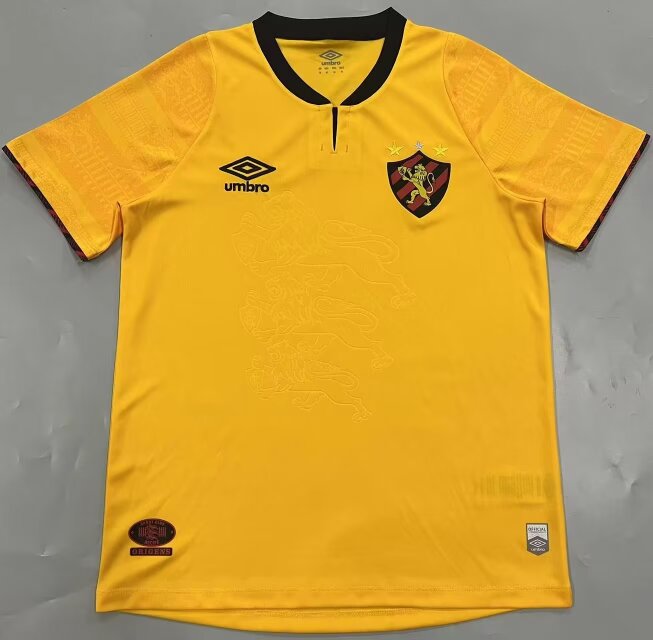 2024/25 Sport Club do Recife Away Yellow Thailand Soccer Jersey-908