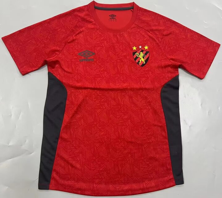 2024/25 Sport Club do Recife Home Red & Black Thailand Soccer Training Jerseys-908