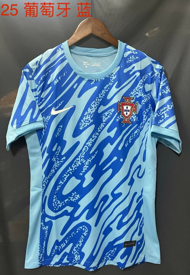 2024/25 Portugal Blue Thailand Soccer Jersey AAA-709