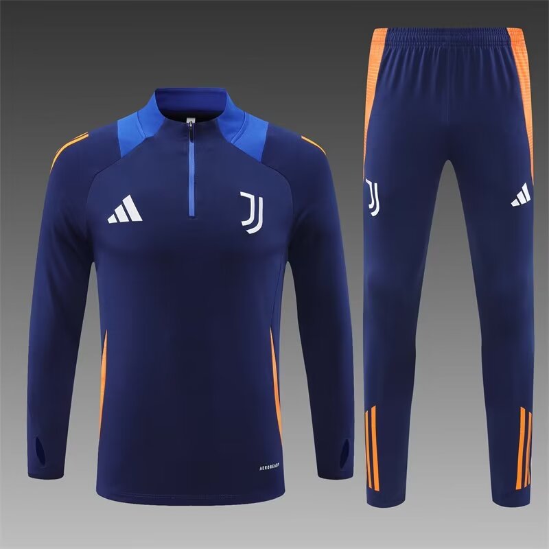 2024/25 Juventus FC Royal Blue Thailand Soccer Tracksuit Uniform-801