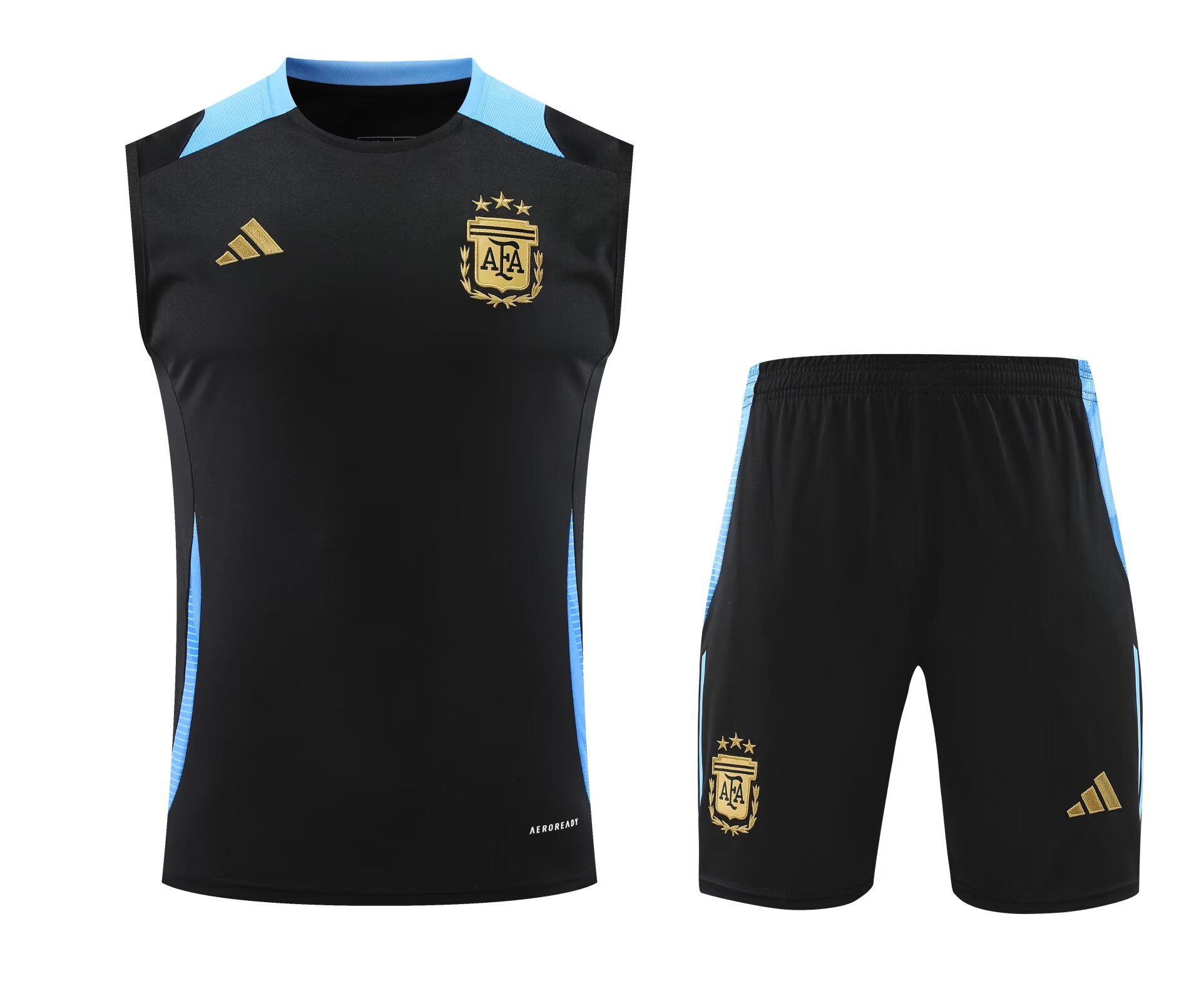 2024/25 Argentina Black Thailand Soccer Training Vest Uniform-418