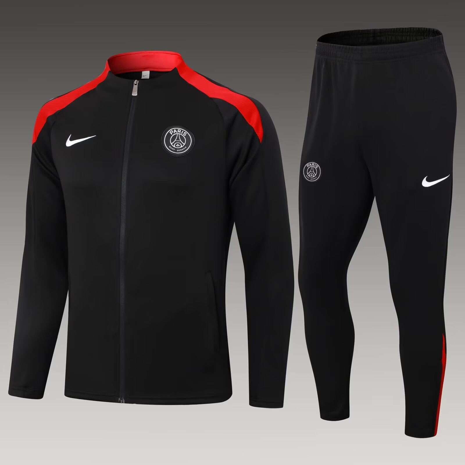 2024-25 Paris SG Black Thailand Soccer Jacket Uniform-411