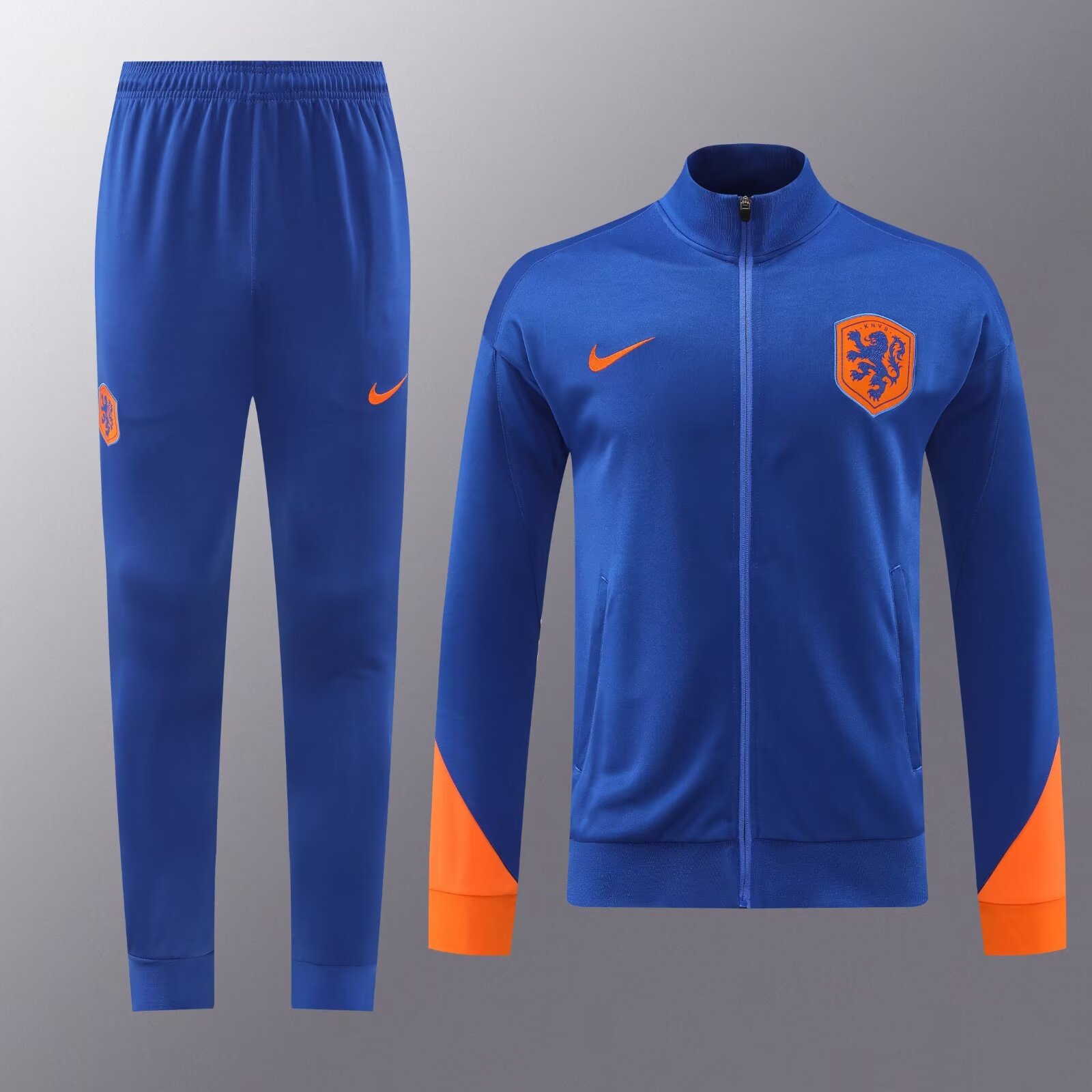 2024/2025 #01 Netherlands Blue Thailand Soccer Jacket Uniform-815/LH