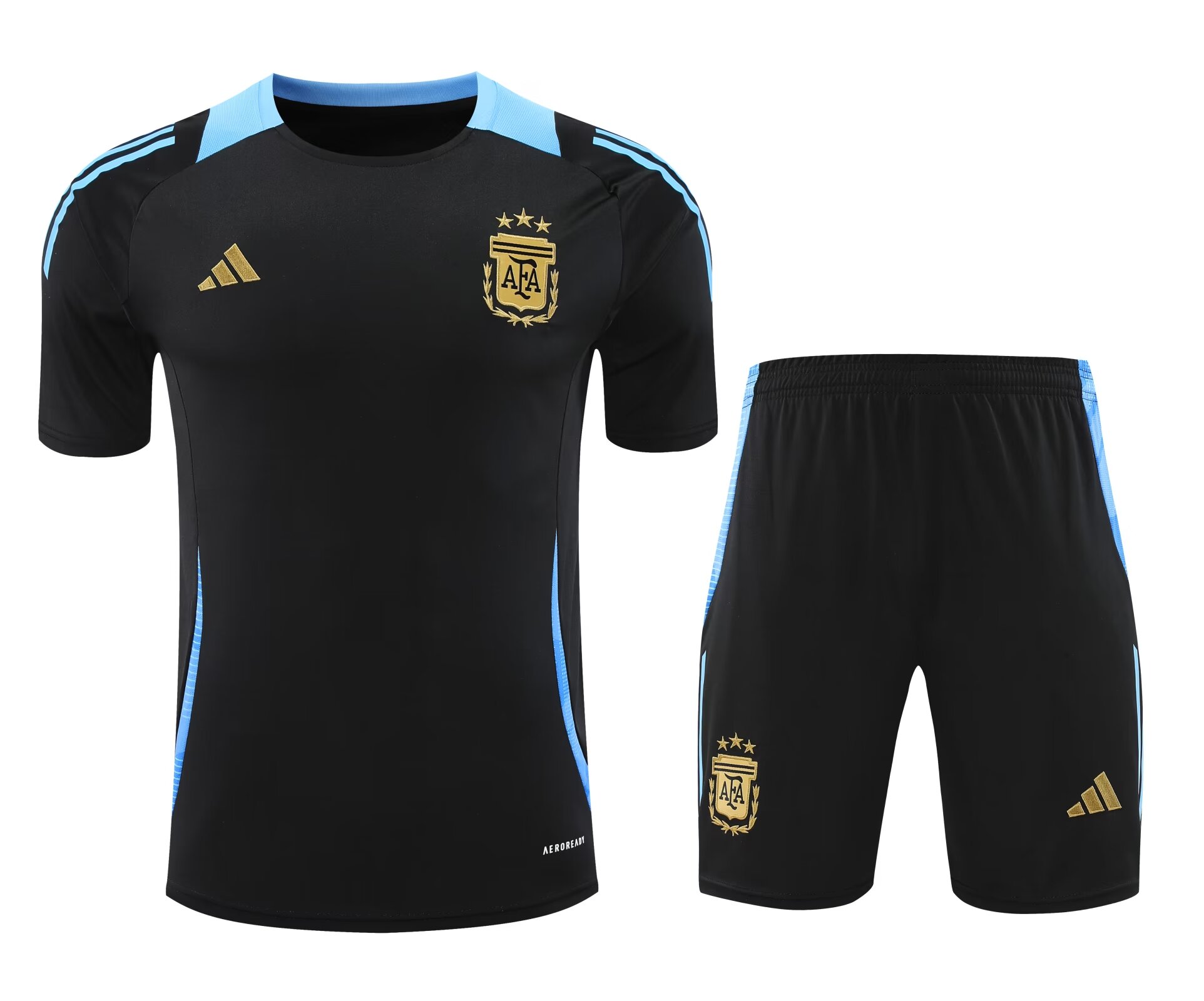 2024/25 Argentina Black Thailand Soccer Training Jerseys Uniform-418