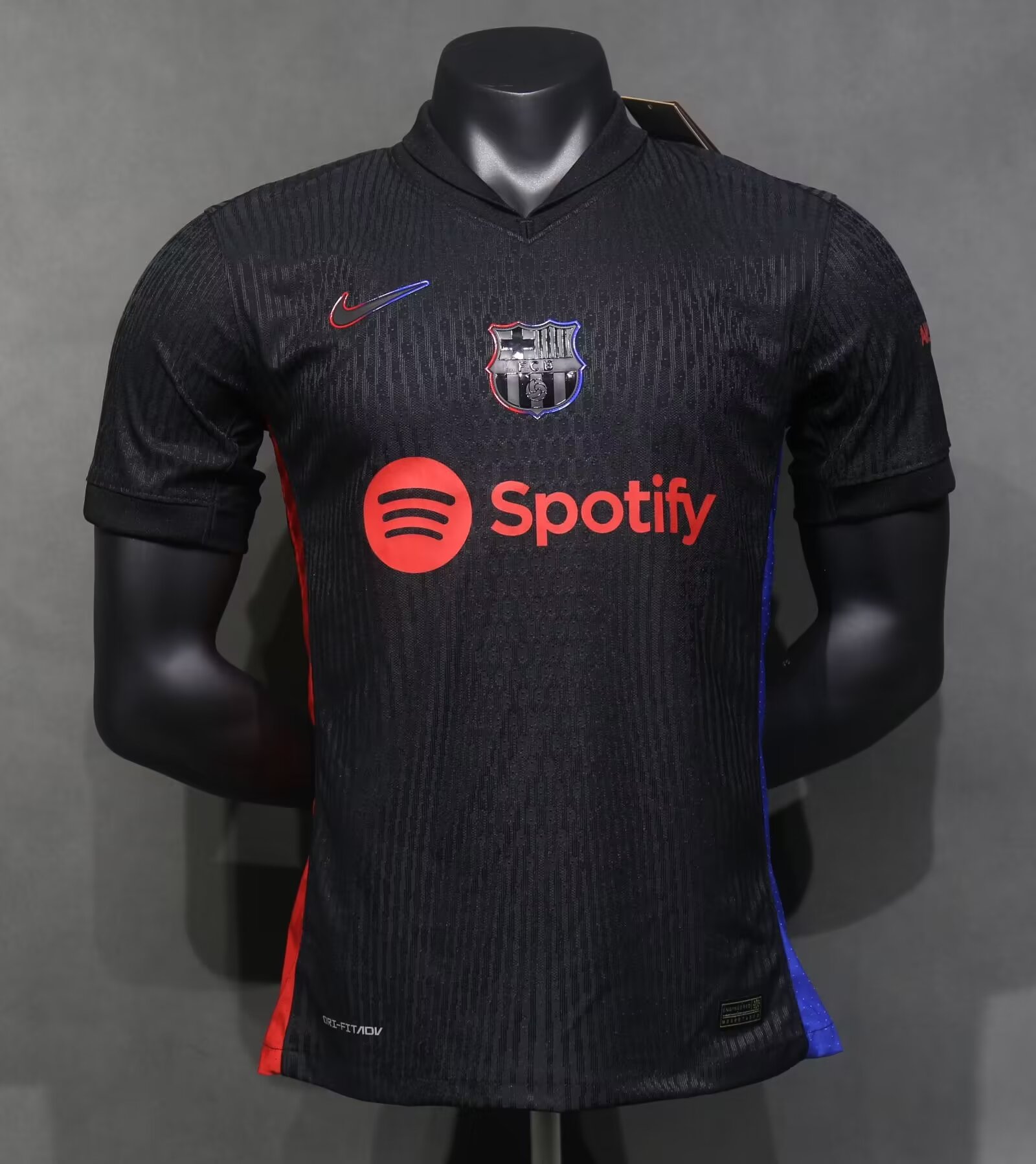 Player Version 2024/25 Barcelona Away Black Thailand Soccer Jerseys-MY/416/703