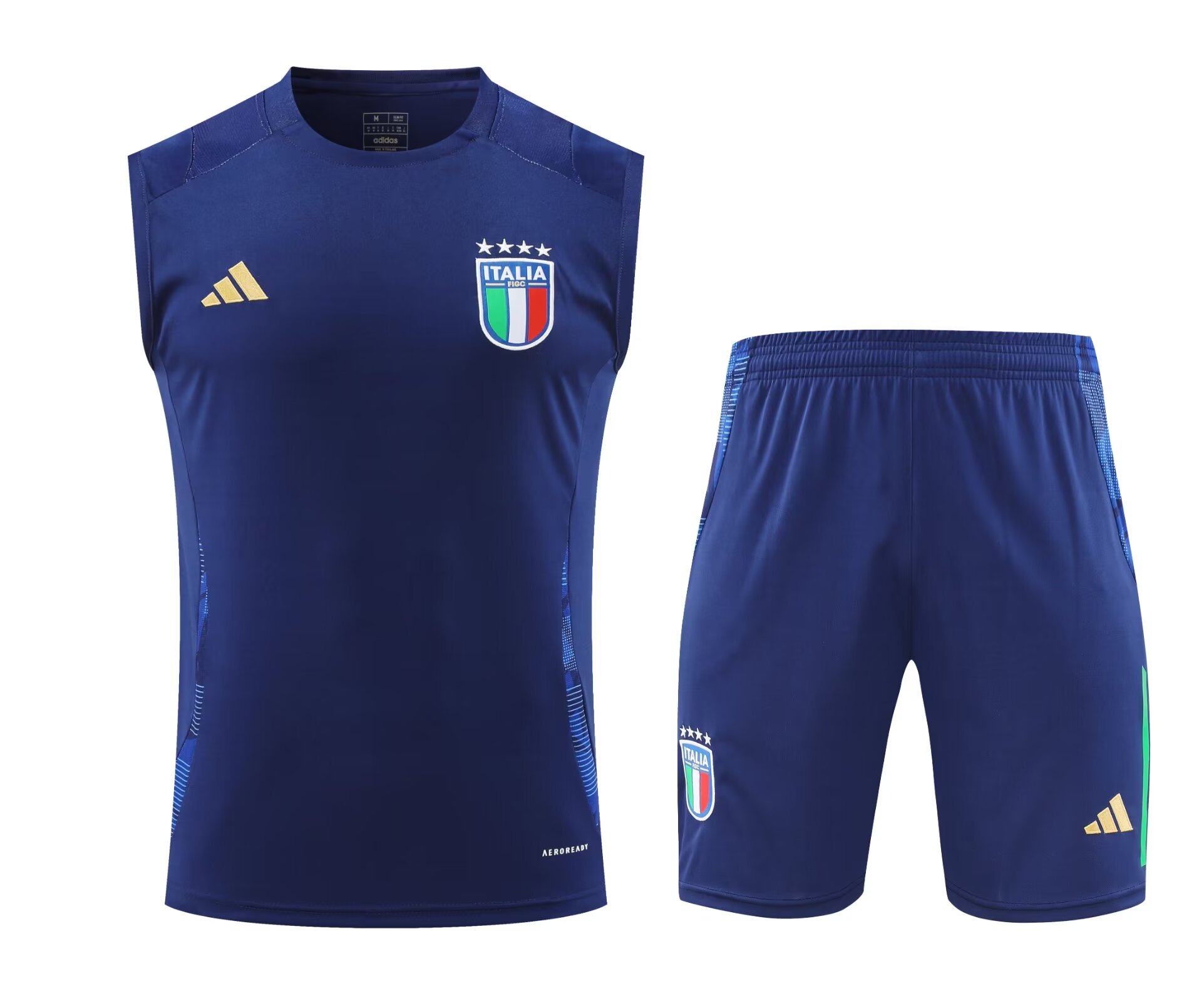 2024/25 Italy Royal Blue Thailand Soccer Training Vest Uniform-418