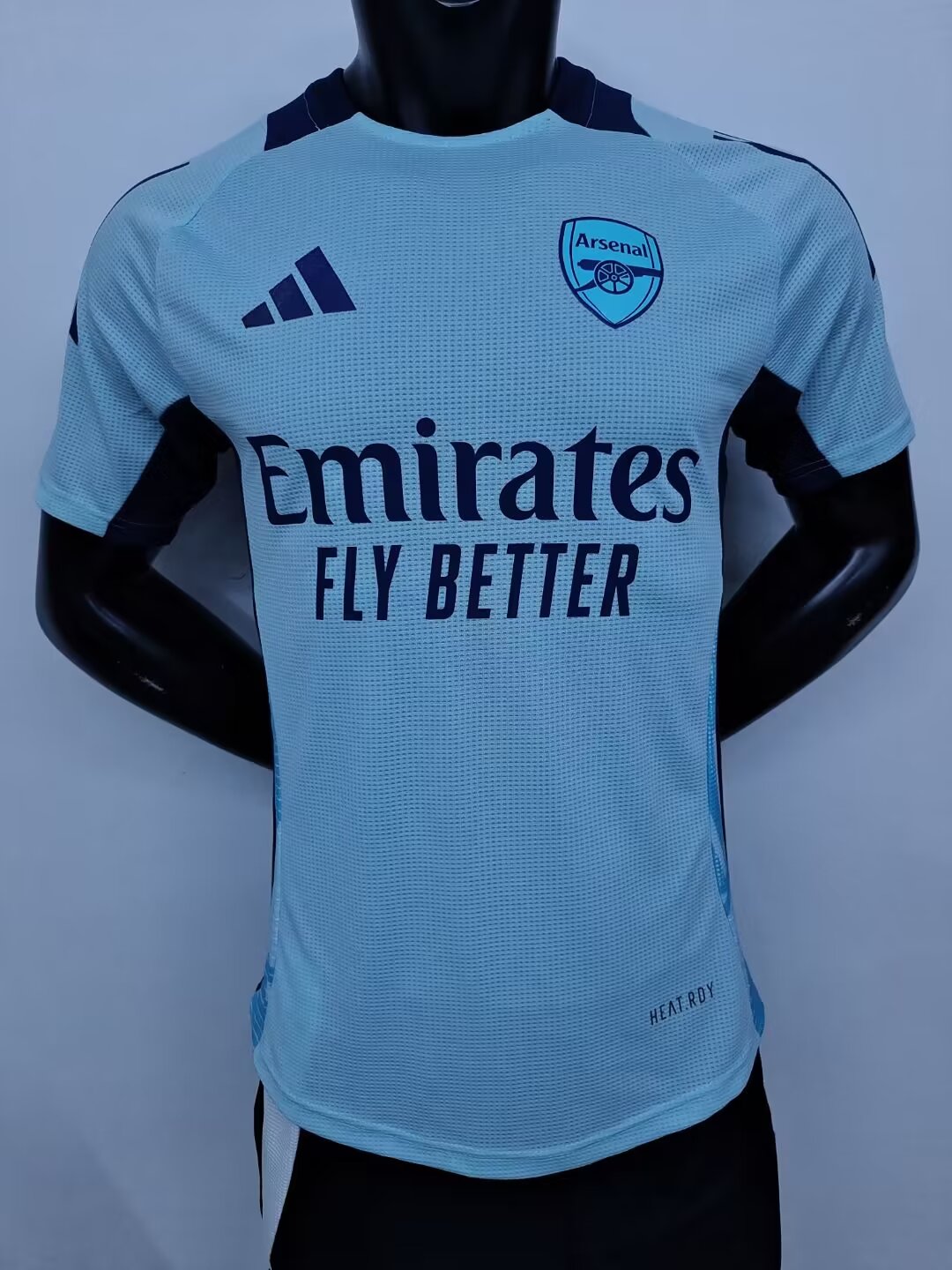 Player Version 2024/25 Arsenal Blue Thailand Soccer Training Jerseys-MY