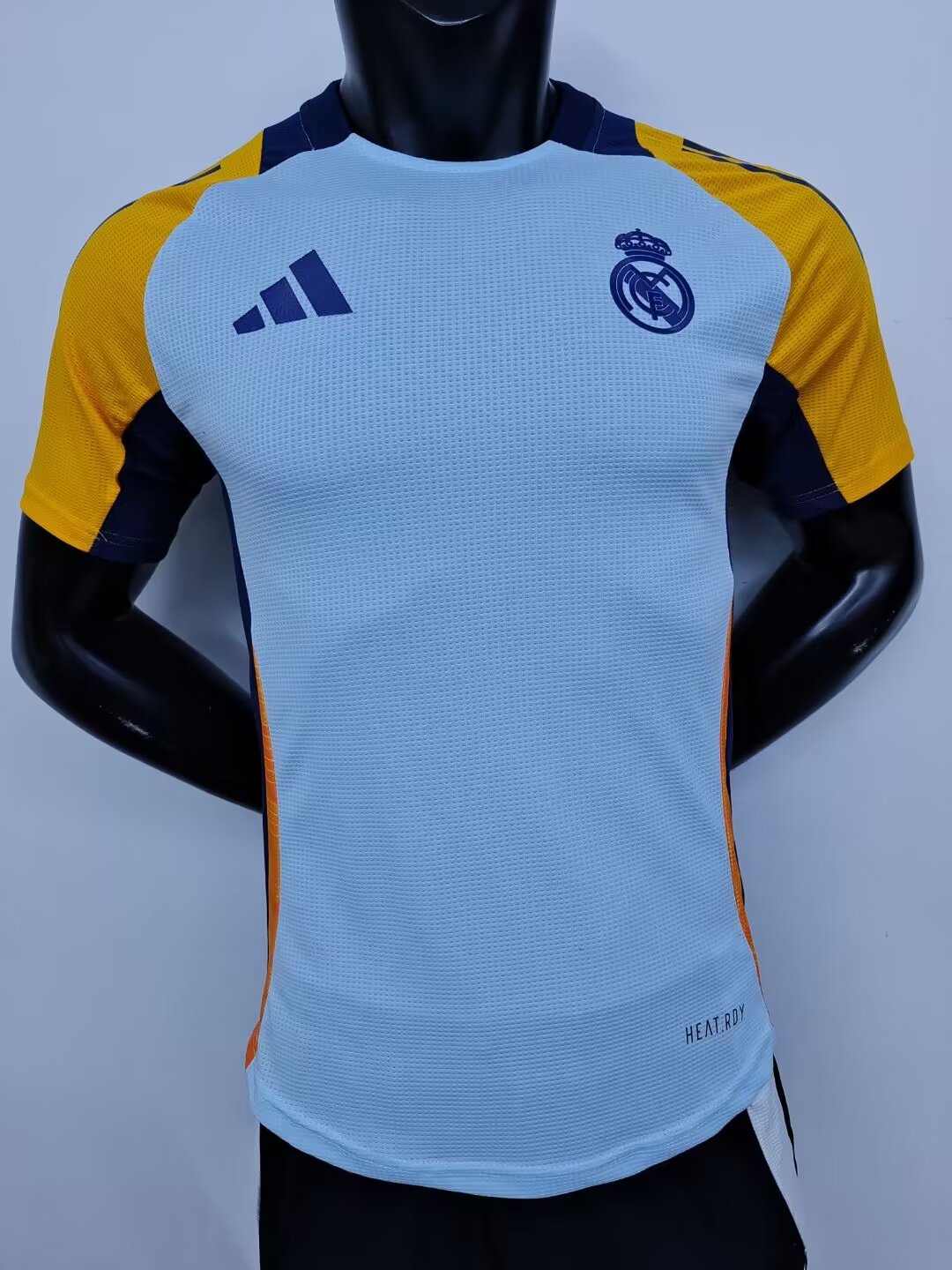 Player Version 2024/25 Real Madrid Light Blue Thailand Soccer Training Jerseys-MY
