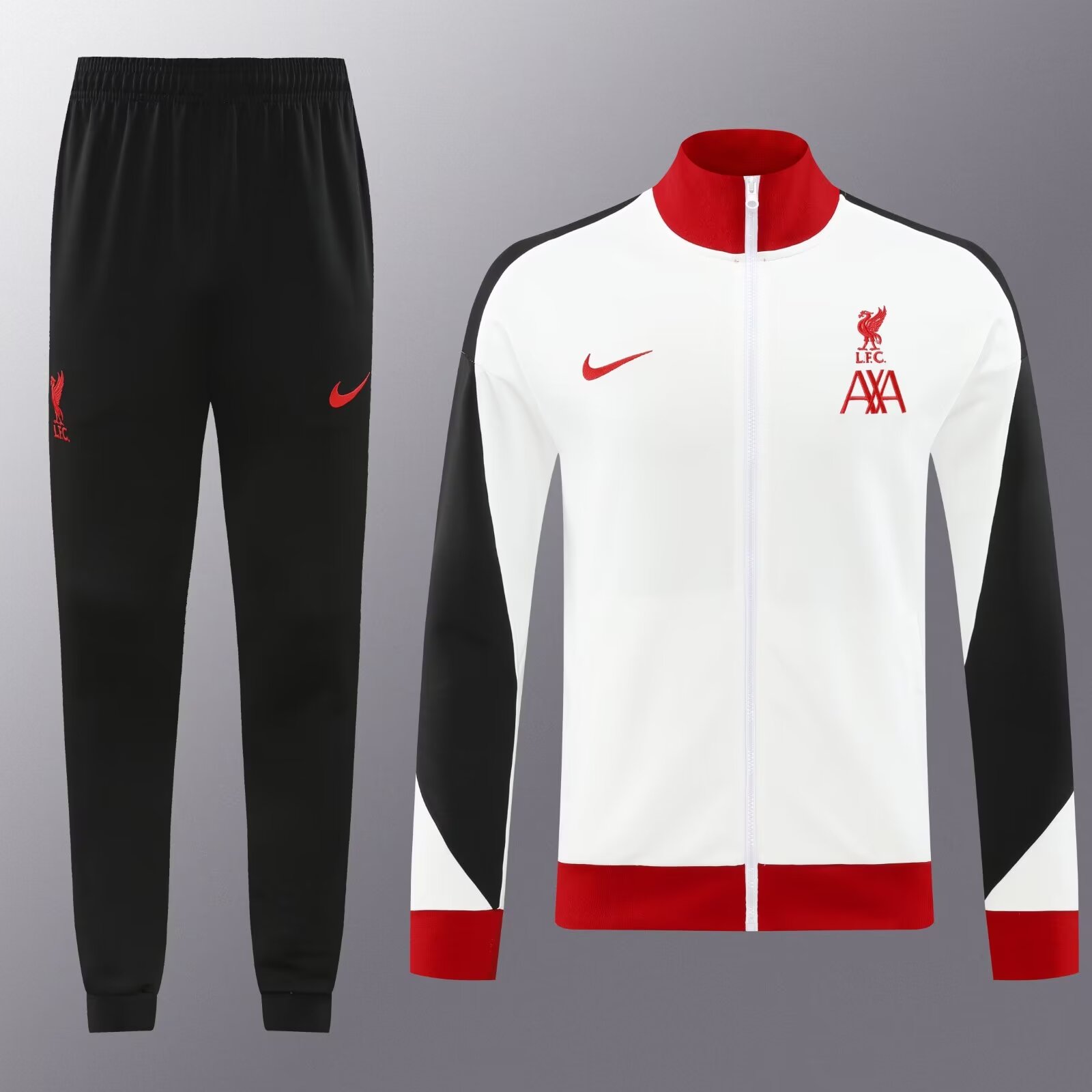 2024/25 #01 Liverpool White Thailand Soccer Jacket Uniform-LH/815