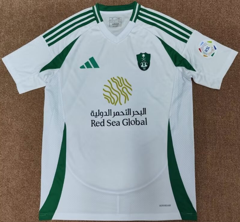 2024/25 Al Ahli Saudi Away White Thailand Soccer Jersey AAA-PF