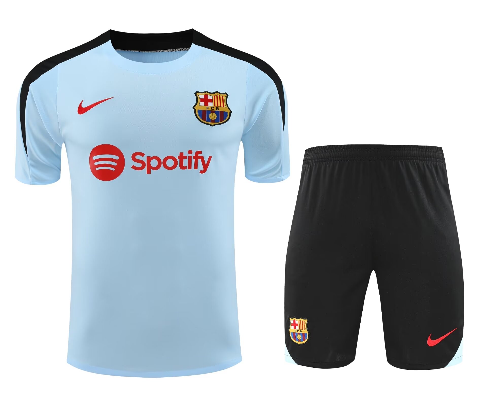 2024/25 Barcelona Blue Thailand Soccer Training Uniform-418