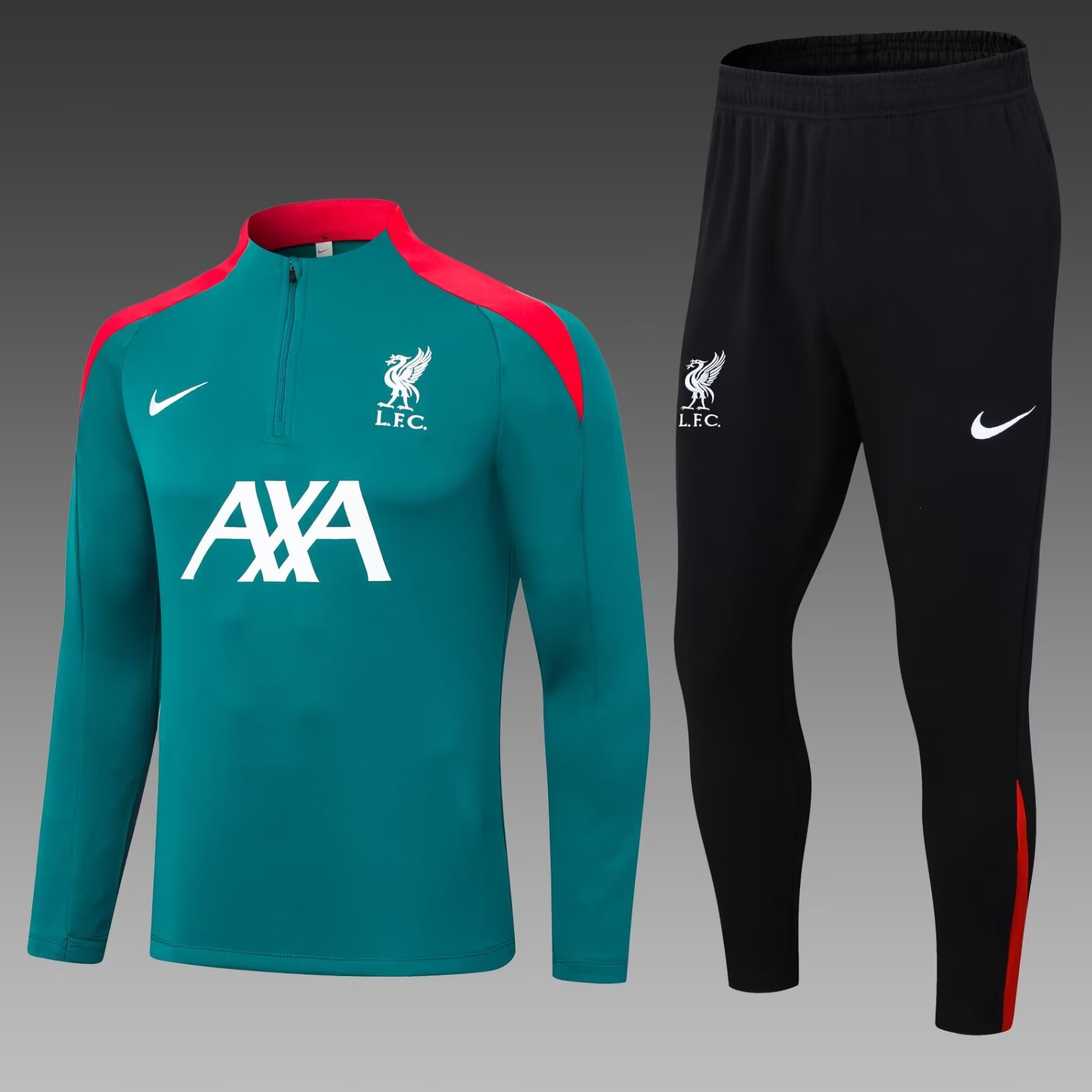 2024/25 Liverpool Green Soccer Tracksuit Uniform-815/411/GDP