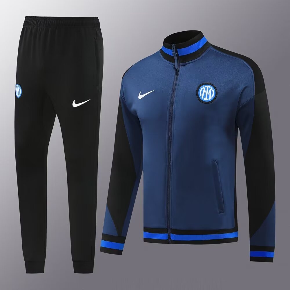 2024/25 #02 Inter Milan Dark Blue Thailand Soccer Jacket Uniform-LH