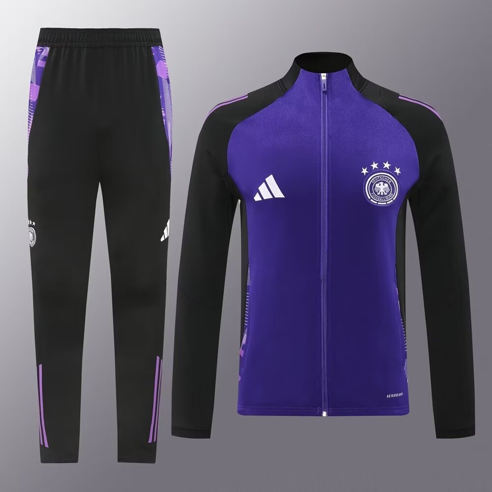 2024-25 #02 Germany Purple Soccer Jacket Uniform-815/411/LH