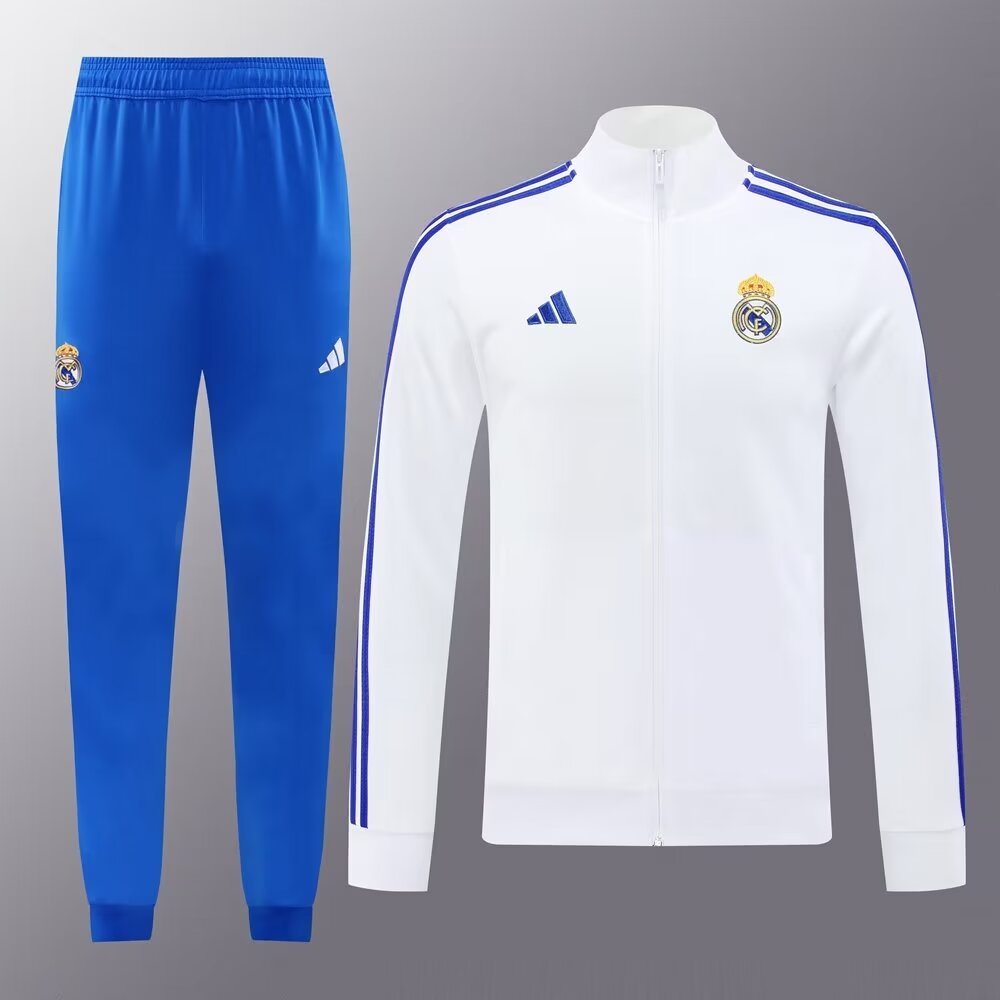 2024/25 #01 Real Madrid White Thailand Jacket Uniform-LH