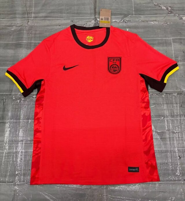 2024/25 China Home Red Thailand Soccer Jersey AAA-JM/312