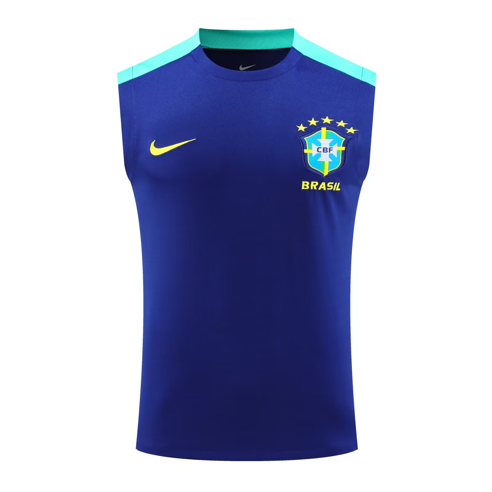 2024/25 Brazil Blue Thailand Soccer Training Vest-418