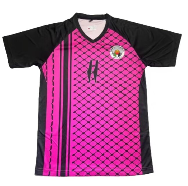 2024/25 Palestino Black & Pink Thailand Soccer Jersey AAA-38
