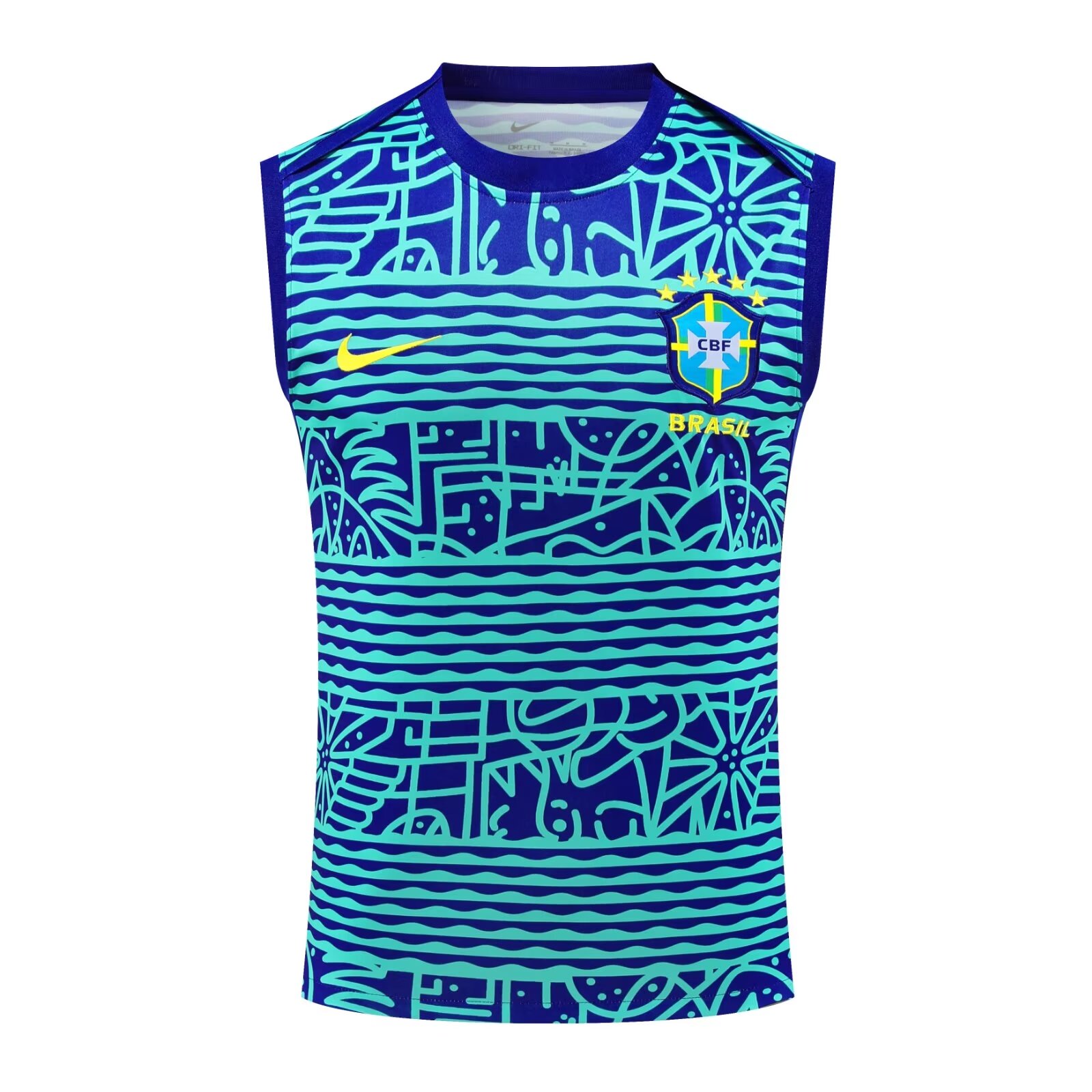 2024/25 Brazil Caiblue Thailand Soccer Training Vest Top-418
