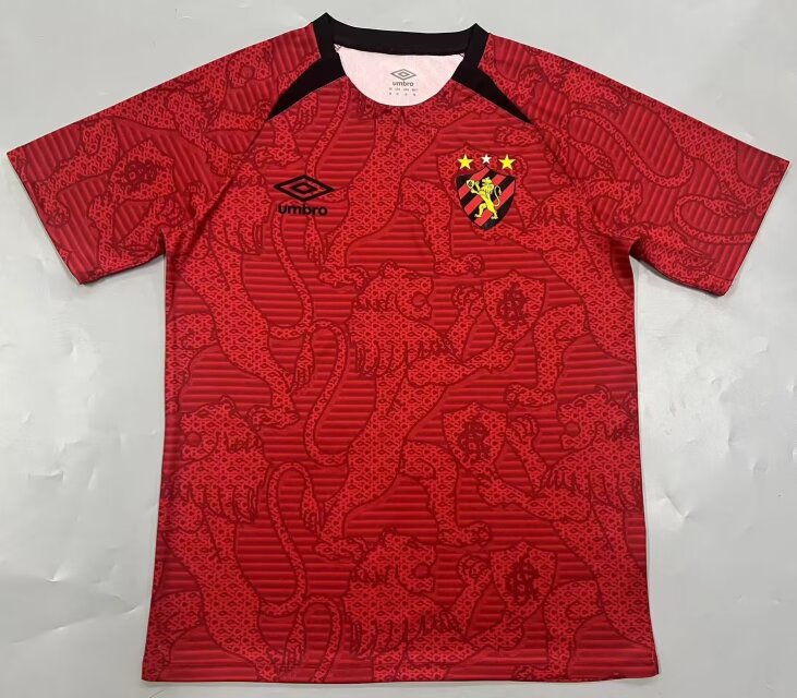 2024/25 Sport Club do Recife Red Thailand Soccer Training Jerseys-908