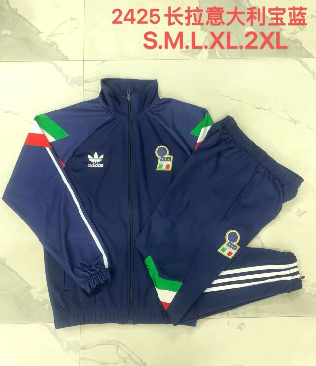 2024/25 Italy RoyaI Blue Soccer Jacket Uniform-815