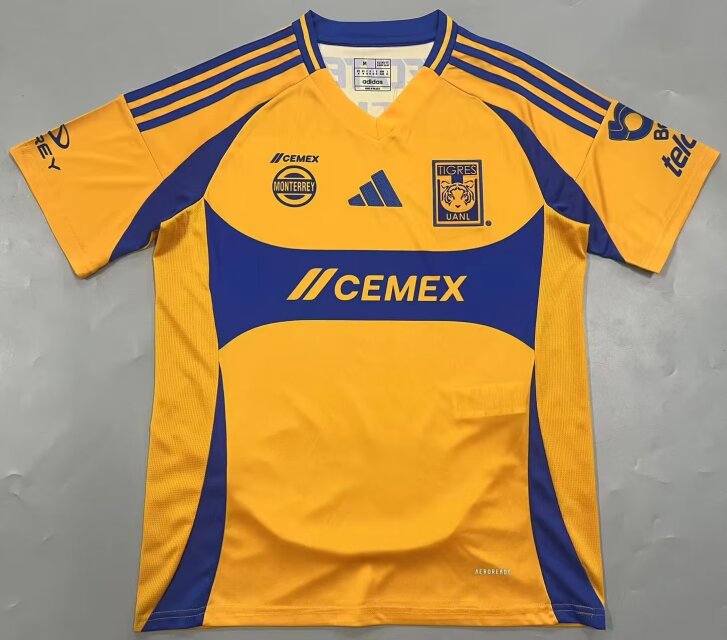 2024/25 Tigre UANL Home Yellow Training Thailand Soccer Jersey AAA-07/908