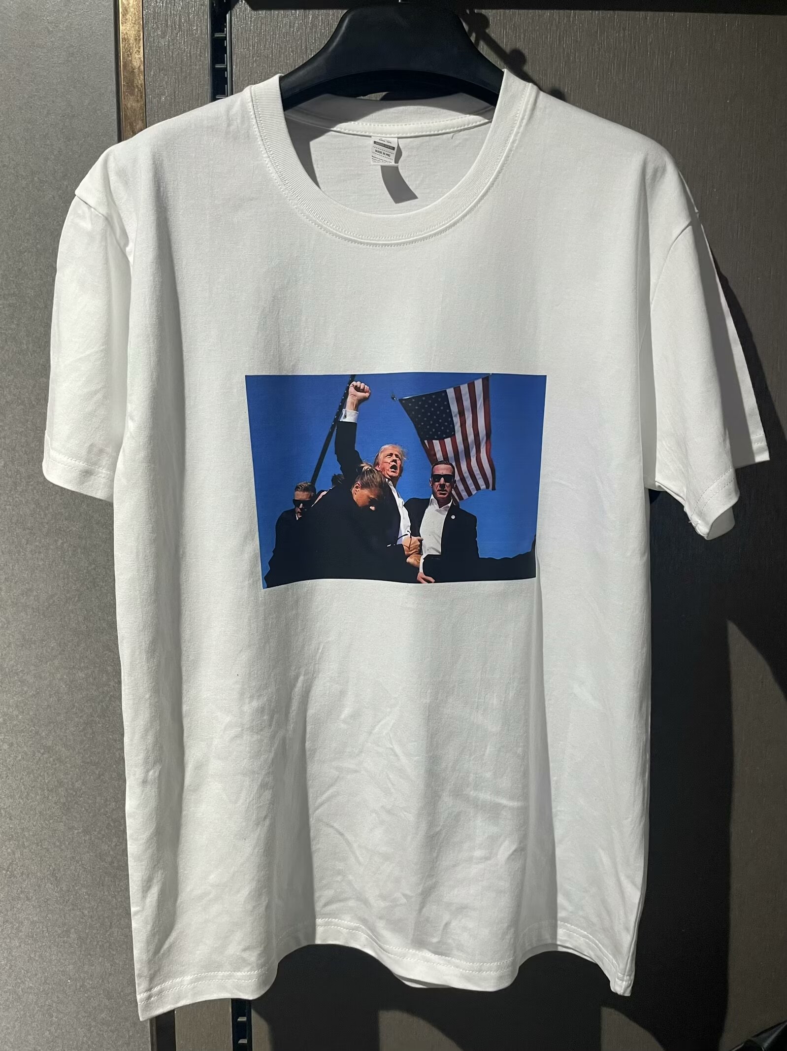 2024 Trump White Soccer Cotton T-Shirts-308