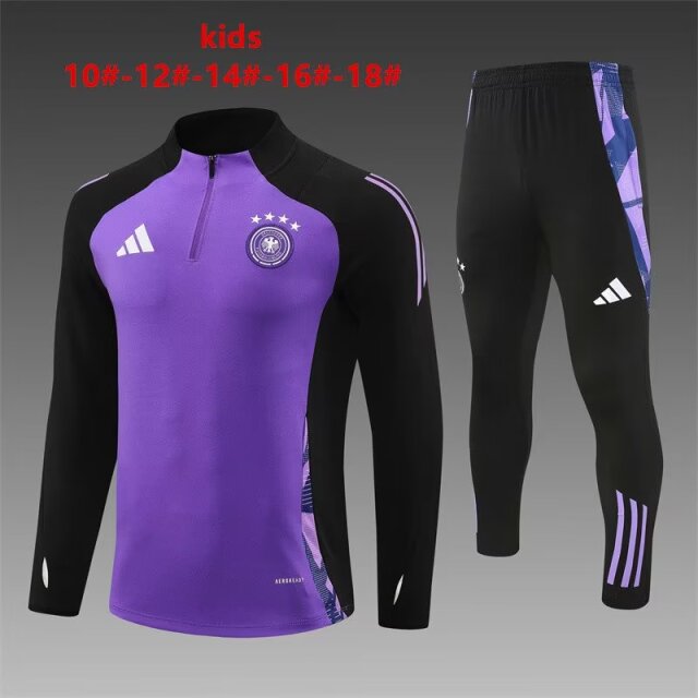 Kids 2024/25 Germany Purple Kids/Youth Trackusit Uniform-815/411/801