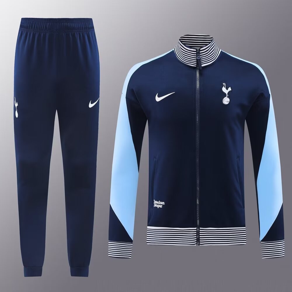 2024/25 #01 Tottenham Hotspur Royal Blue Thailand Soccer Jacket Uniform-LH