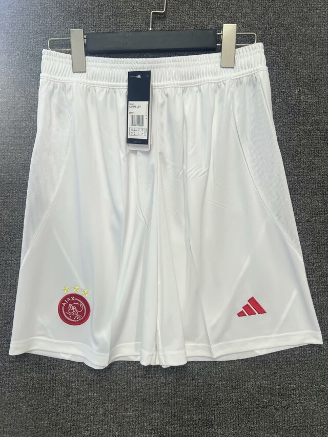2024/25 Ajax Home White Thailand Soccer Shorts-315