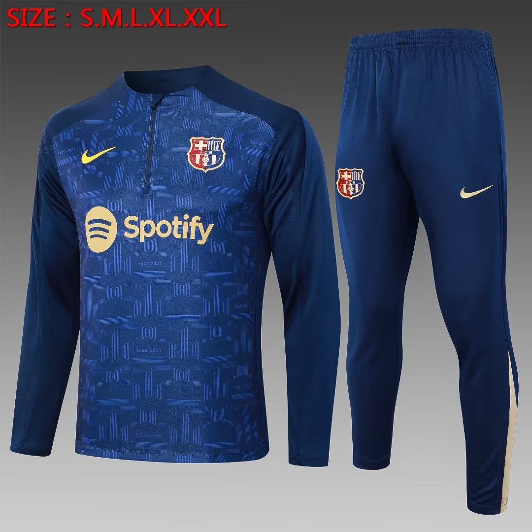 2024/25 Barcelona Royal Blue Thailand Soccer Uniform-815