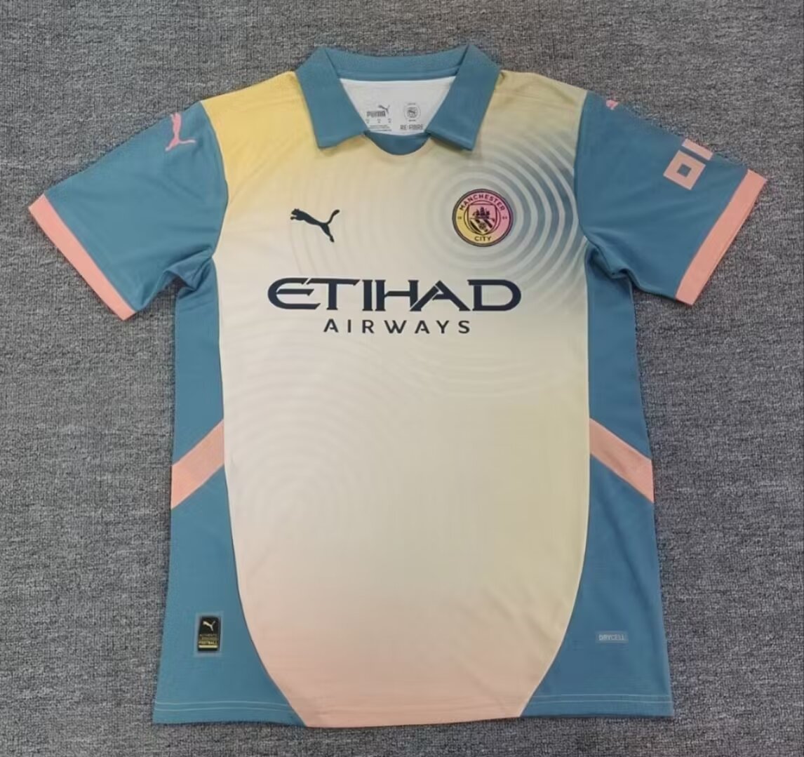 2024/25 Special Version Manchester City Blue & Yellow Thailand Soccer Jerseys AAA-23