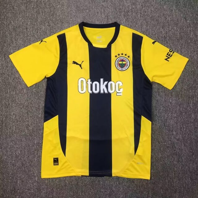 2024/25 Fenerbahçe Home Yellow Thailand Soccer Jersey-1095/417