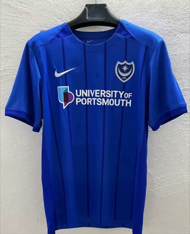 2024/25 Portsmouth  Home Blue Thailand Soccer Jersey AAA-95/SX