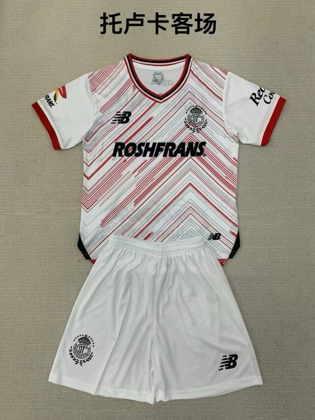 2024/25 Deportivo Toluca FC Away White Soccer Uniform-208