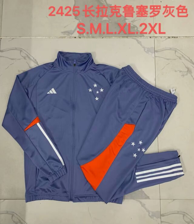 2024/25 Cruzeiro EC Gray Thailand Jacket Unifrom-815