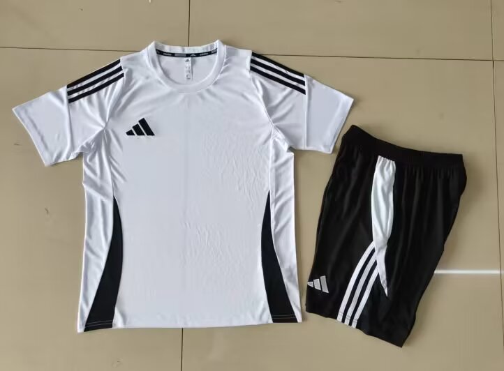 Addia 2024/25 White Shorts-Sleeve Tracksuit Uniform-GDP