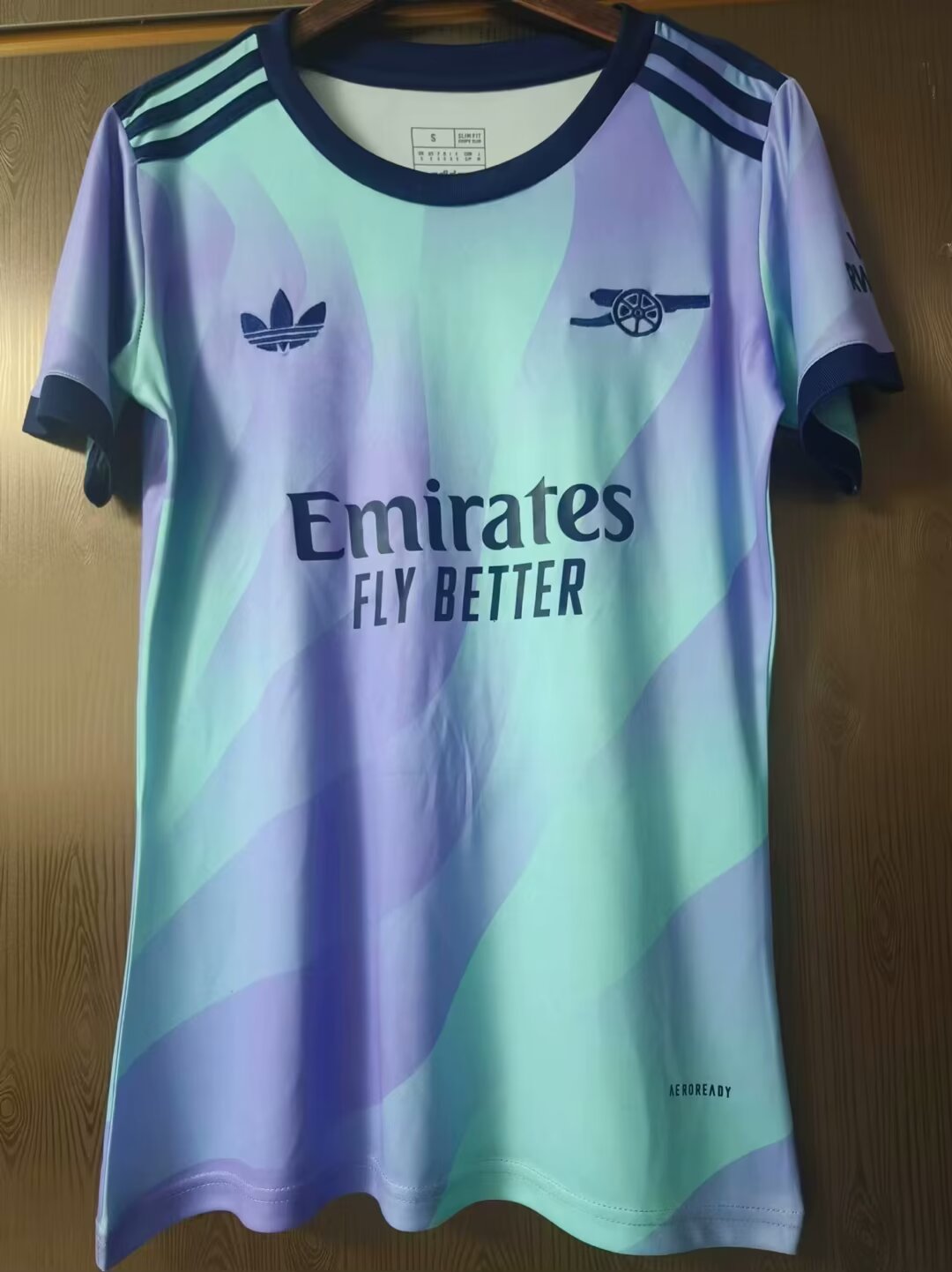 2024/25 Arsenal 2nd Away Purple Blue Thailand Female Soccer Jersey AAA-JJ