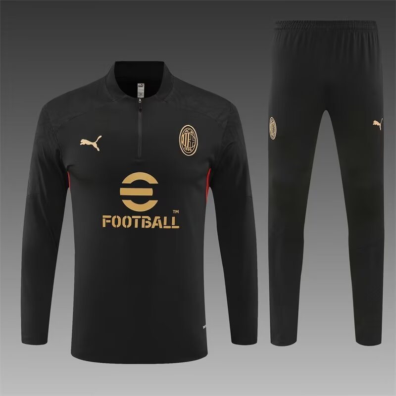 2024/25 AC Milan Red & Black Tracksuit Uniform-801/411/815